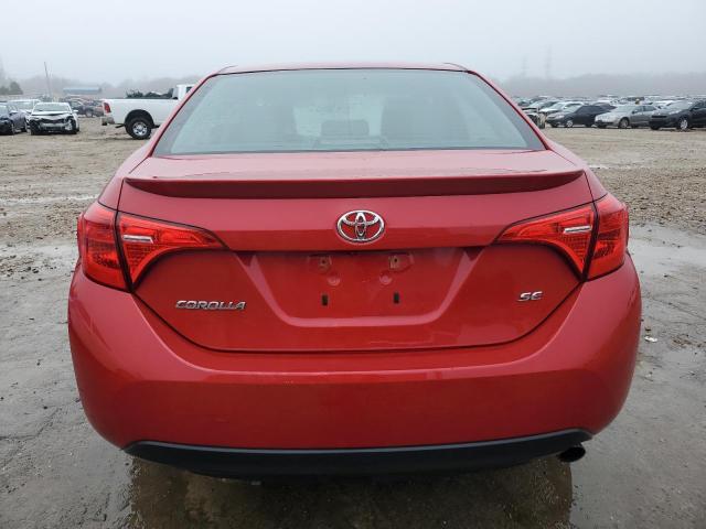  TOYOTA COROLLA 2017 Red