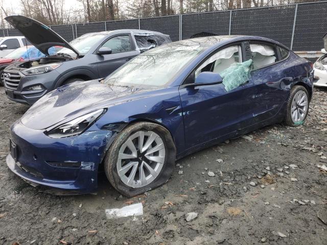  TESLA MODEL 3 2022 Granatowy