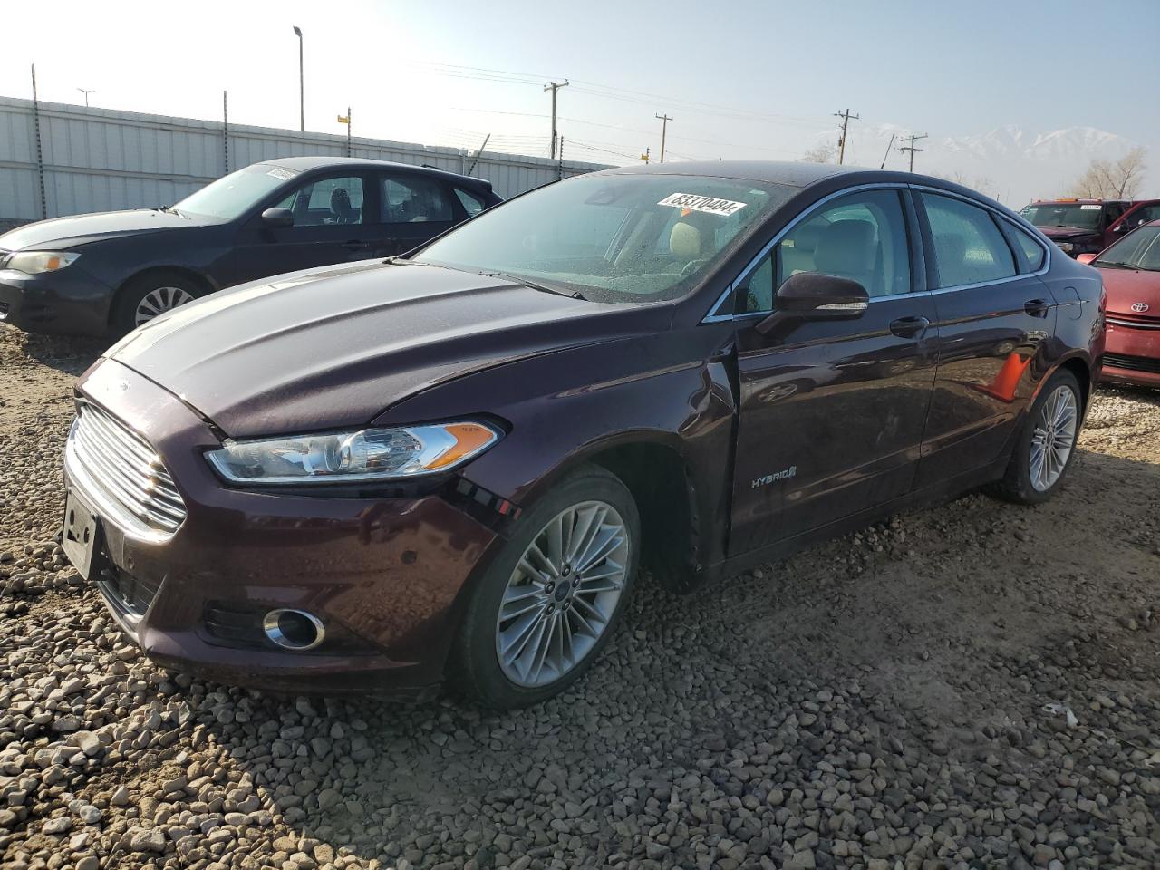 VIN 3FA6P0LU4DR178199 2013 FORD FUSION no.1