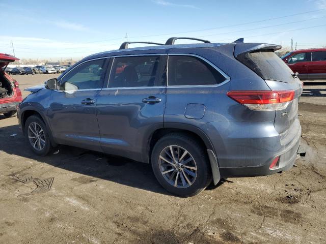  TOYOTA HIGHLANDER 2019 Granatowy