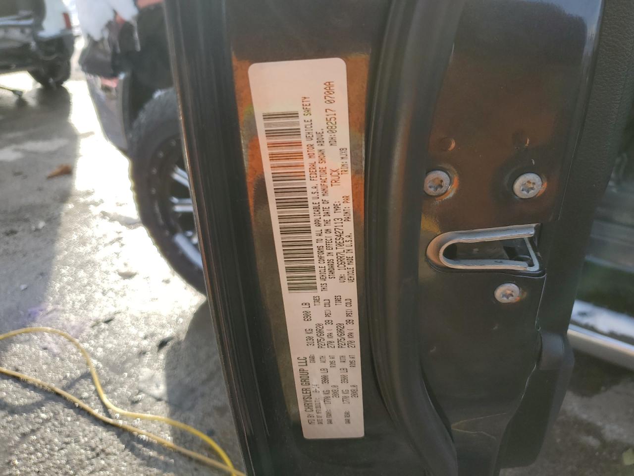 2014 Ram 1500 Slt VIN: 1C6RR7LT0ES427113 Lot: 84088254