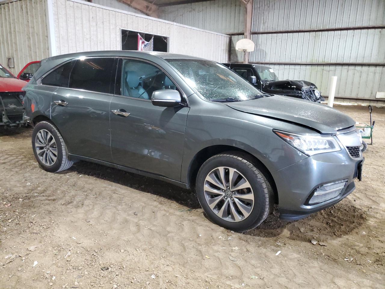 VIN 5FRYD3H49EB013255 2014 ACURA MDX no.4