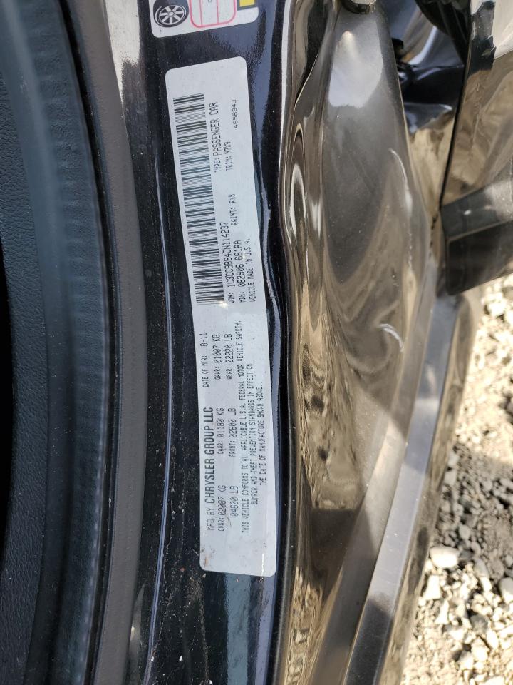 2012 Chrysler 200 Touring VIN: 1C3CCBBB4CN114237 Lot: 86427994