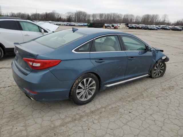  HYUNDAI SONATA 2016 Синий