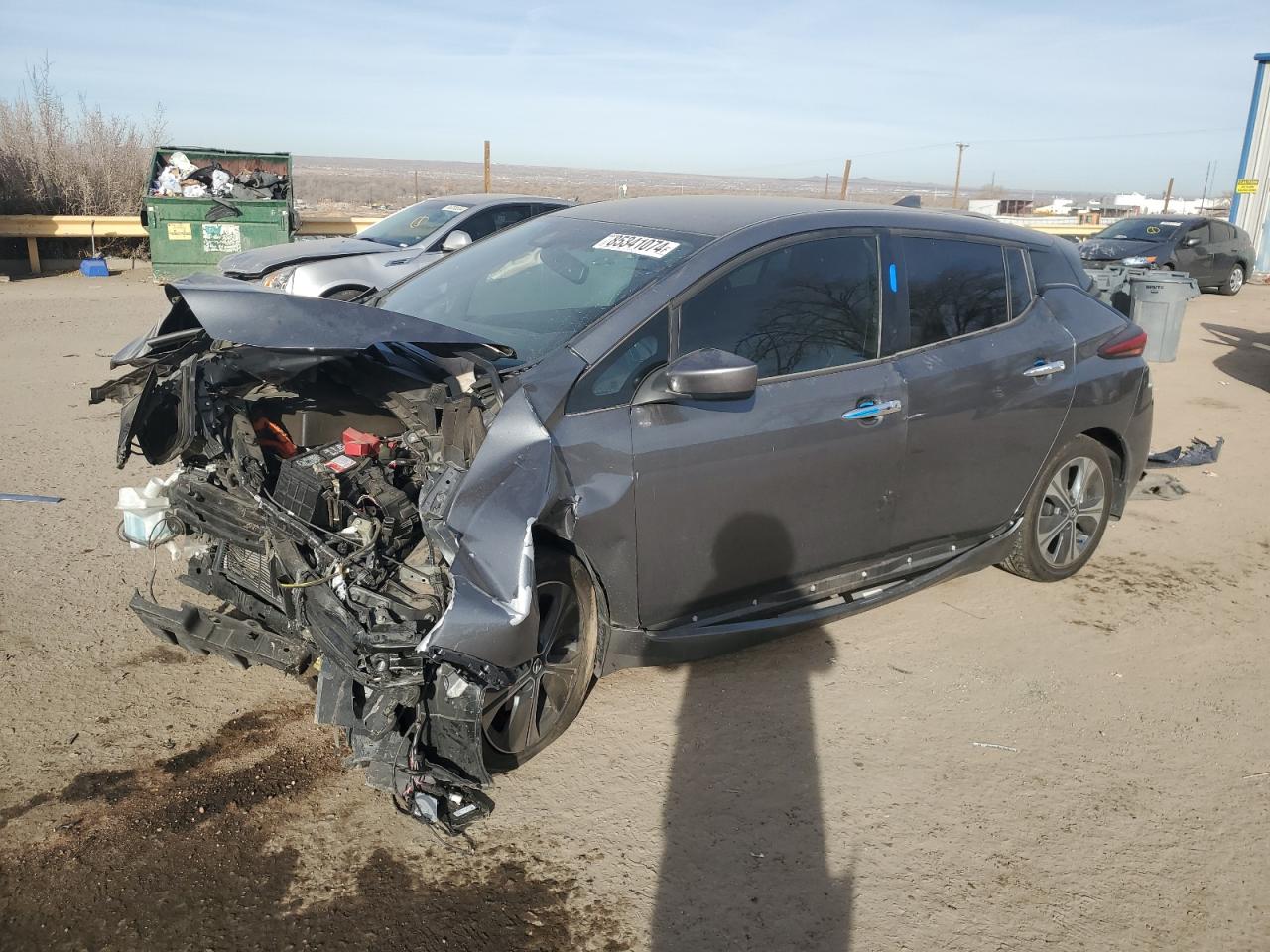 2019 Nissan Leaf S en Venta en Albuquerque, NM - Front End