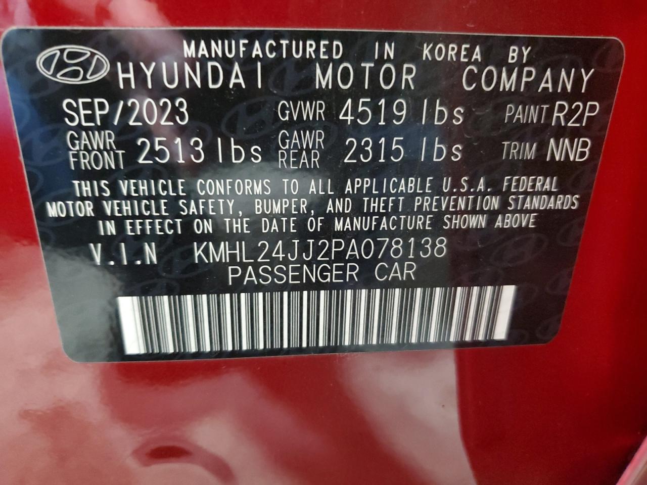 2023 Hyundai Sonata - Image 12