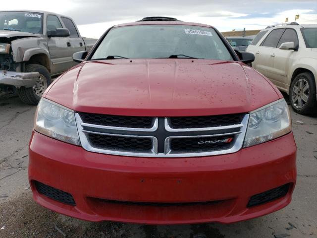  DODGE AVENGER 2013 Червоний