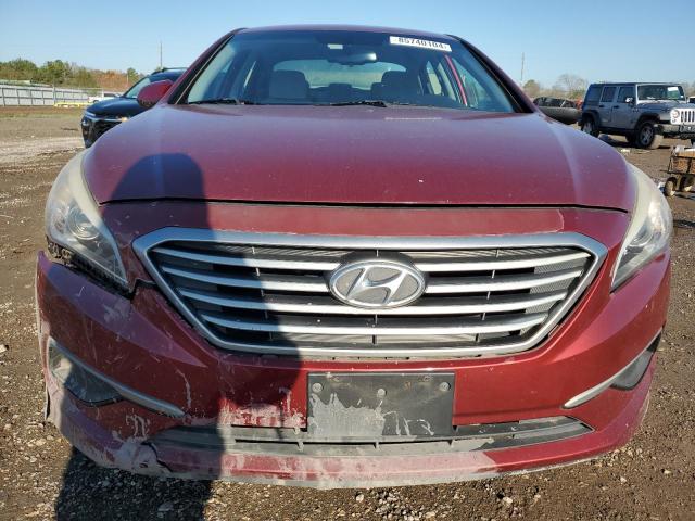  HYUNDAI SONATA 2016 Czerwony