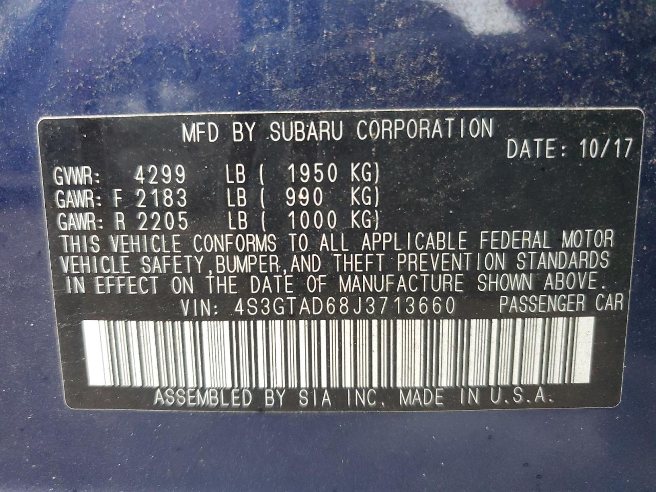 2018 Subaru Impreza - Image 12