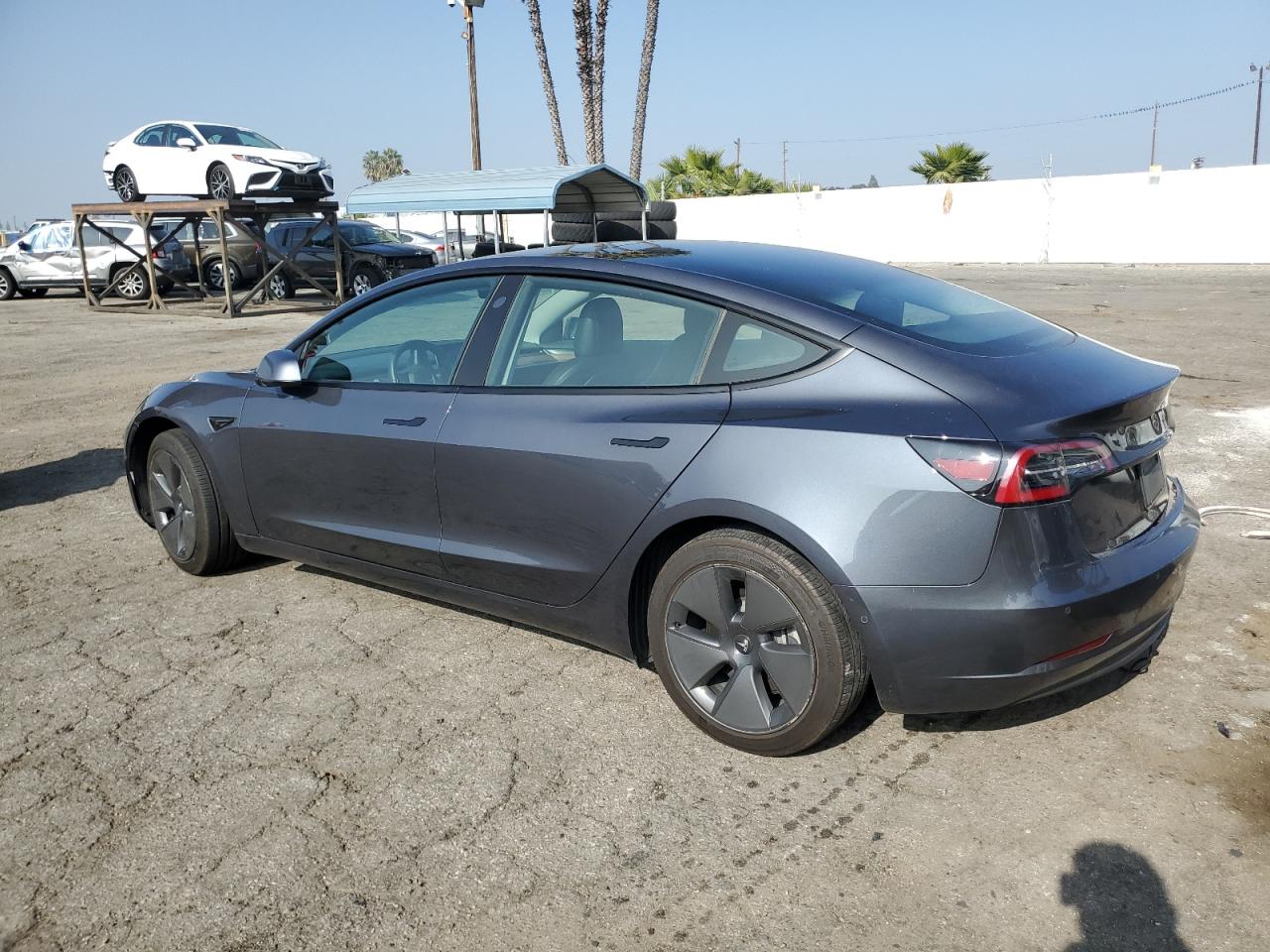 VIN 5YJ3E1EB4NF108676 2022 TESLA MODEL 3 no.2