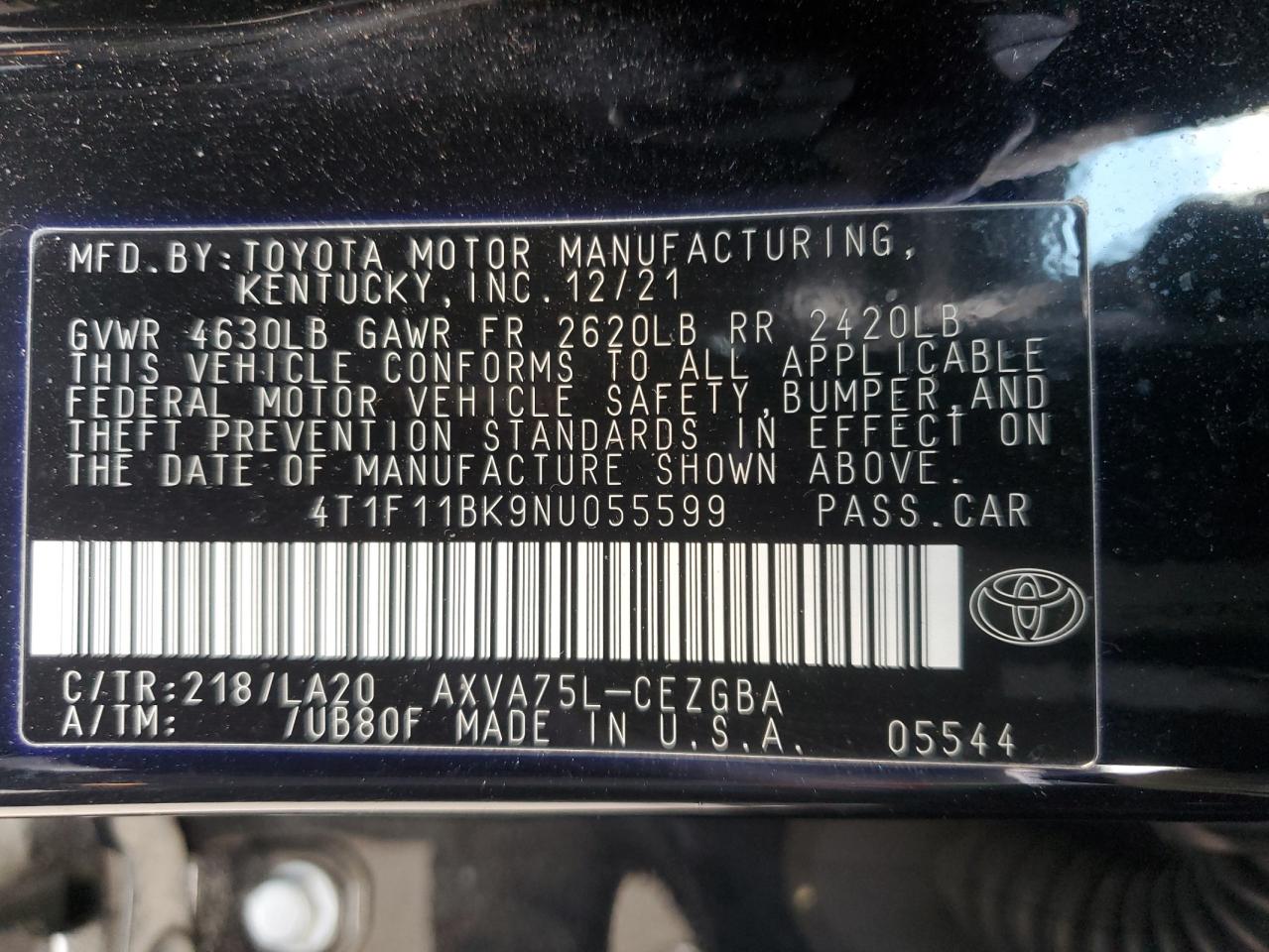 2022 Toyota Camry - Image 13