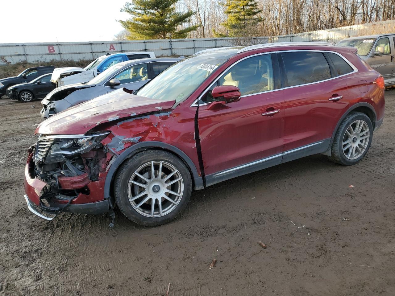 VIN 2LMTJ8LP7GBL38201 2016 LINCOLN MKX no.1