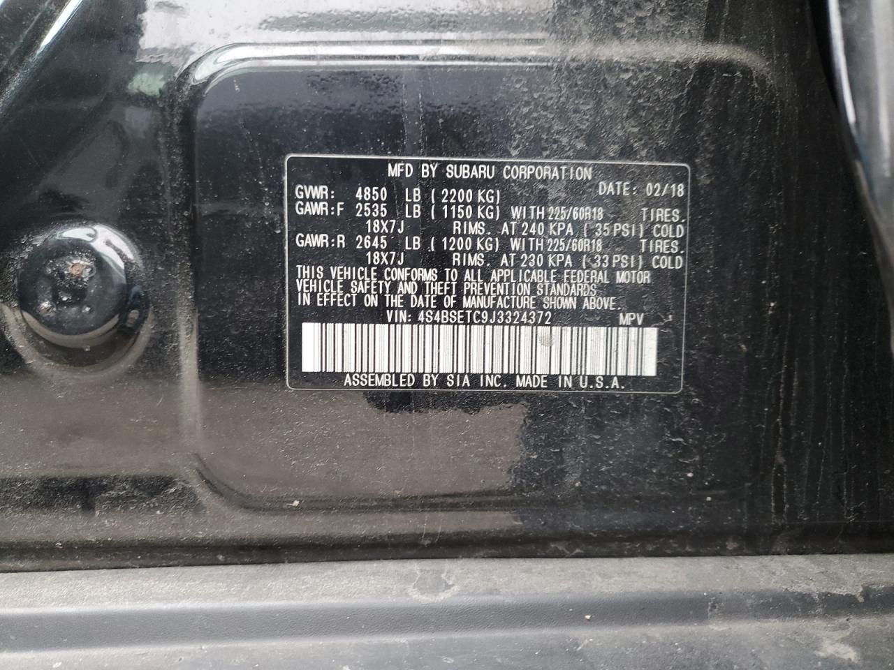 2018 Subaru Outback - Image 14