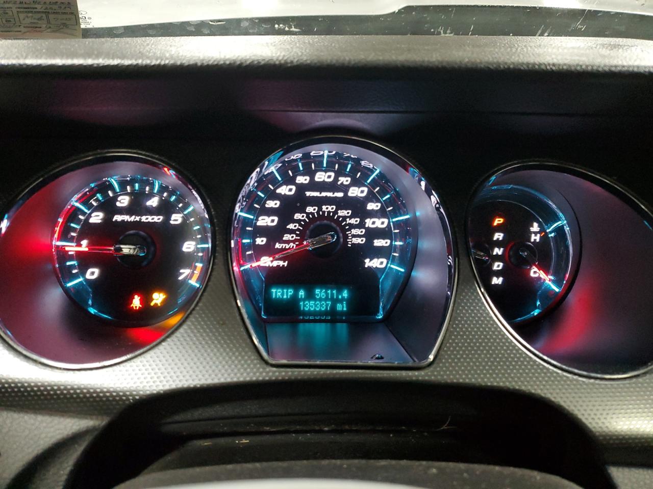 2012 Ford Taurus Sel VIN: 1FAHP2HW4CG138208 Lot: 85154164