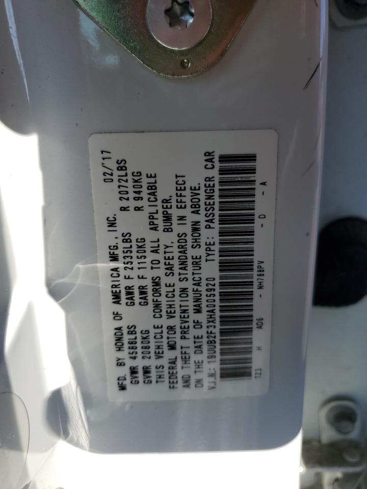 2017 Acura Tlx VIN: 19UUB2F3XHA005920 Lot: 86751304