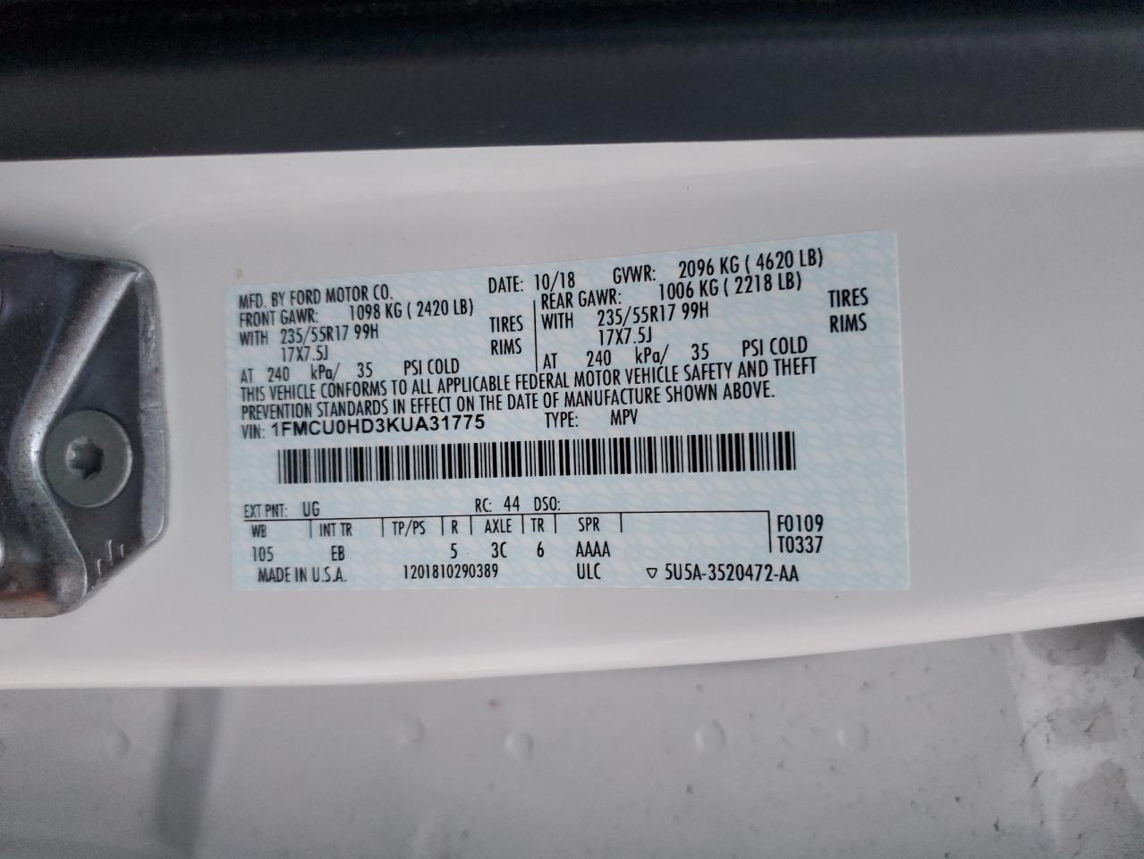 2019 Ford Escape - Image 5