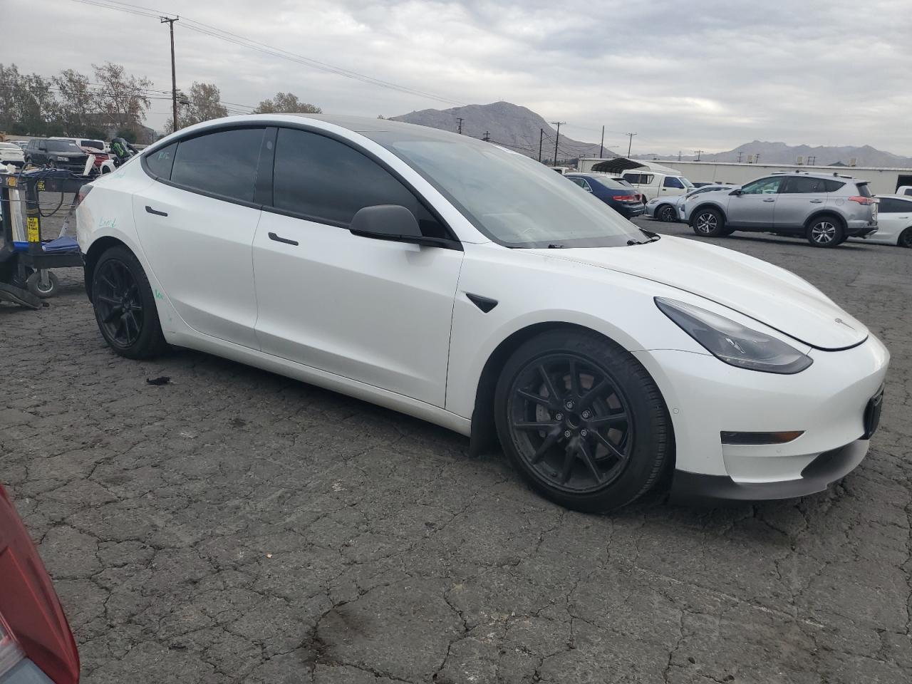 VIN 5YJ3E1EA0MF941462 2021 TESLA MODEL 3 no.4