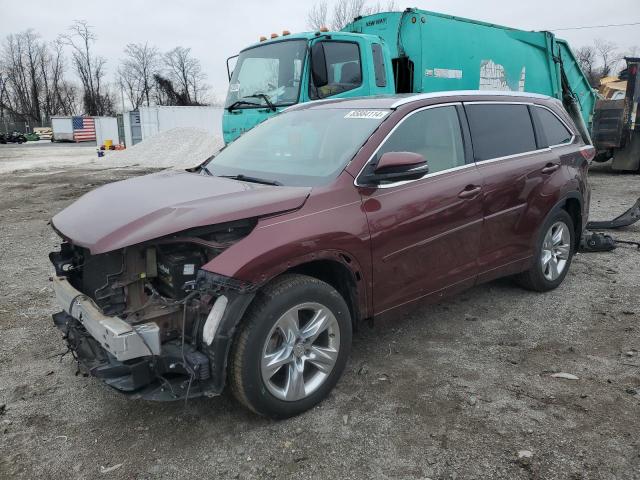  TOYOTA HIGHLANDER 2015 Бургунди