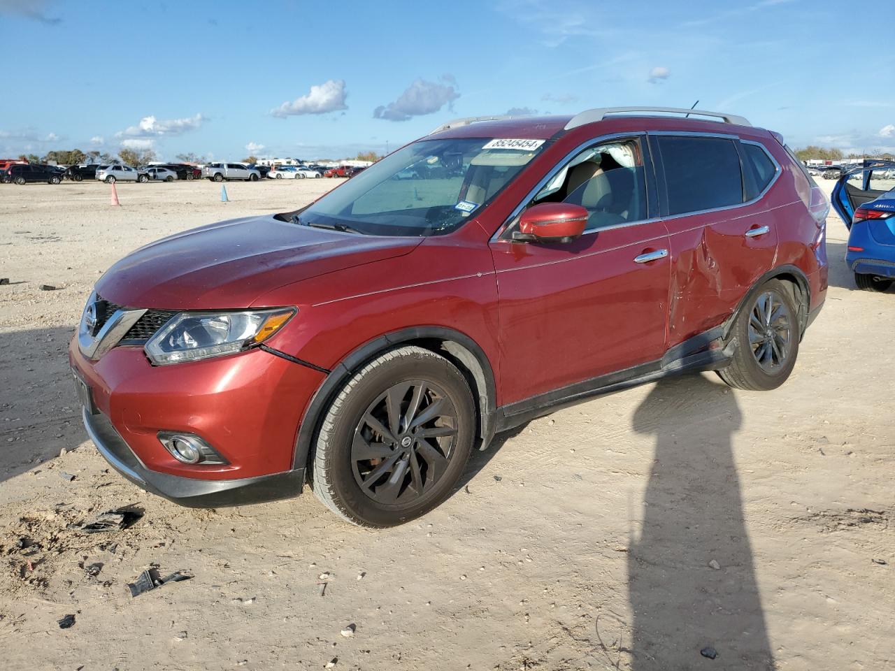 2016 Nissan Rogue S VIN: 5N1AT2MT5GC735525 Lot: 85245454