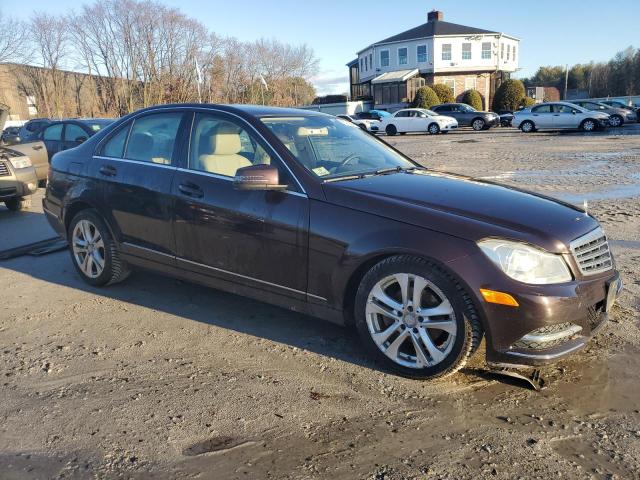 Sedans MERCEDES-BENZ C-CLASS 2012 Brązowy