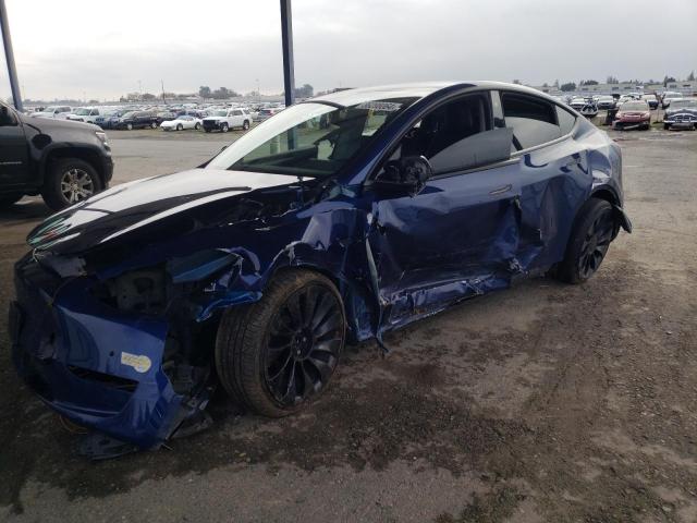  TESLA MODEL Y 2022 Синий