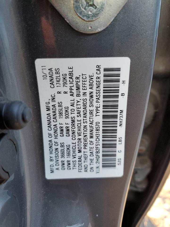 2012 Honda Civic - Image 12