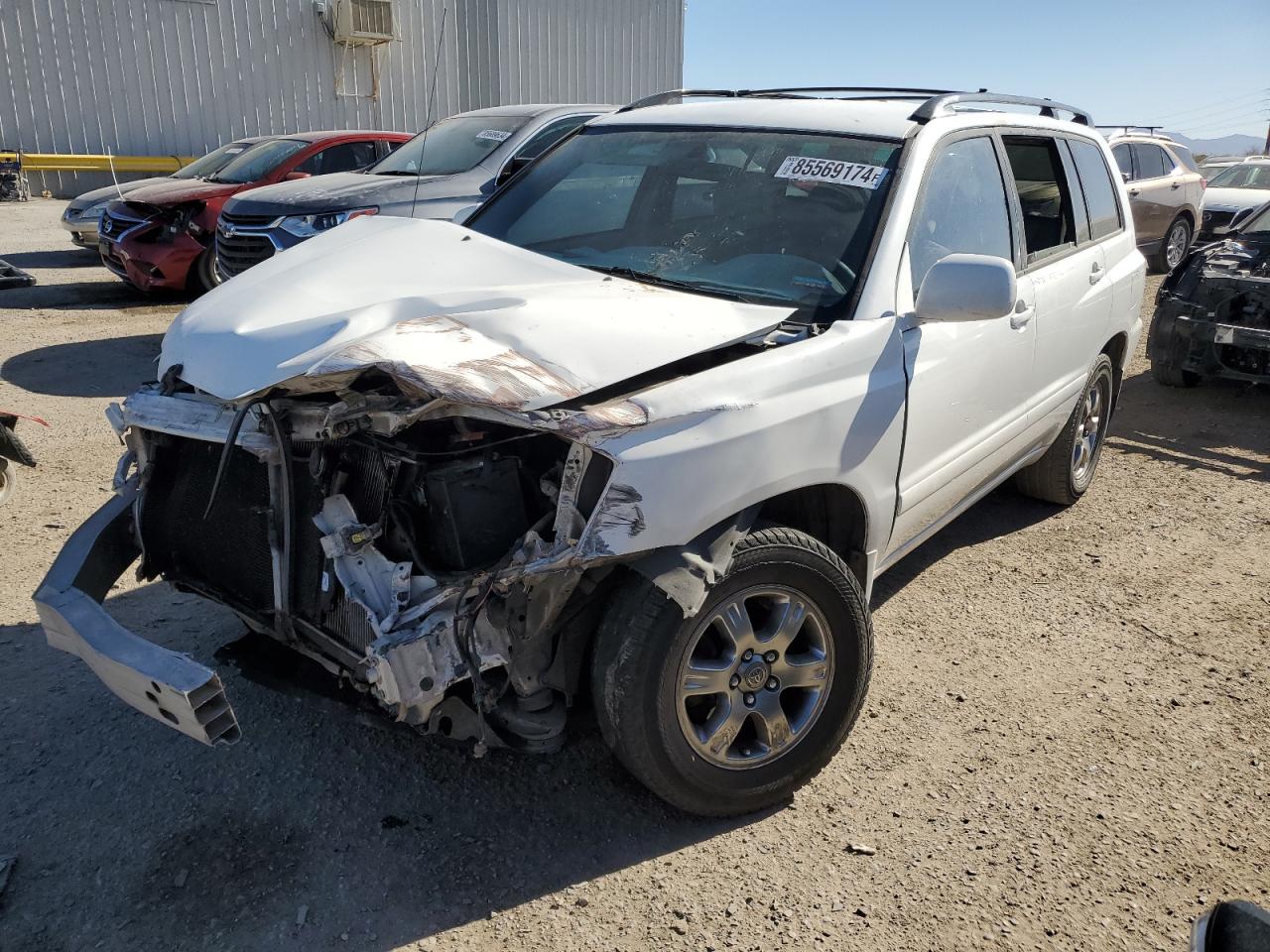 2005 Toyota Highlander Limited na sprzedaż w Tucson, AZ - Front End