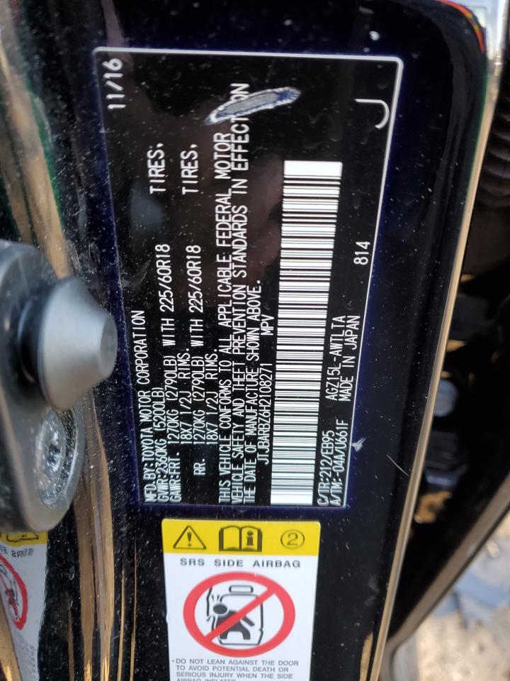 2017 Lexus Nx 200T Base VIN: JTJBARBZ6H2108271 Lot: 85550054