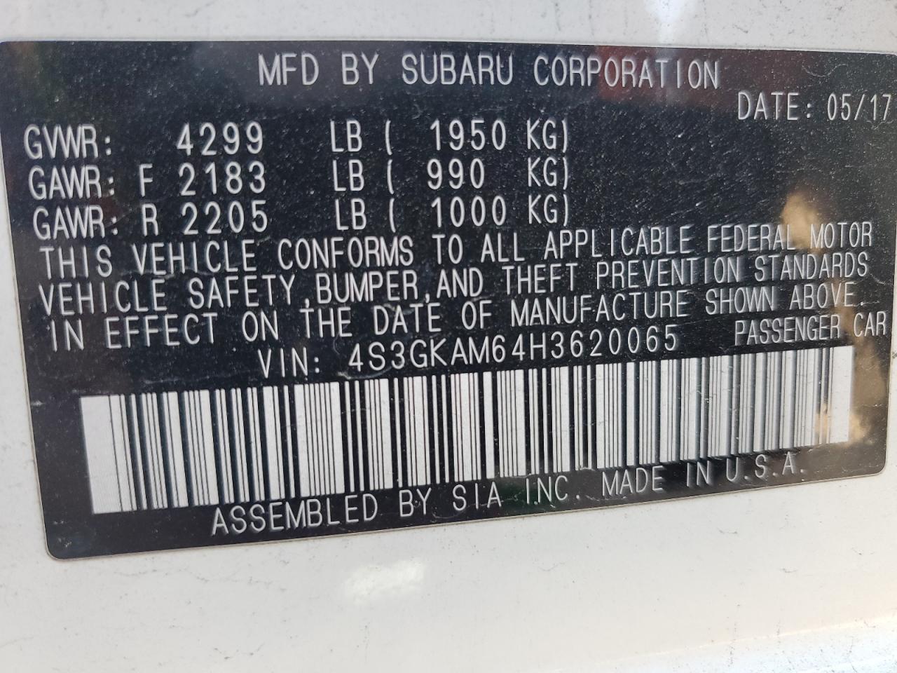 2017 Subaru Impreza - Image 12
