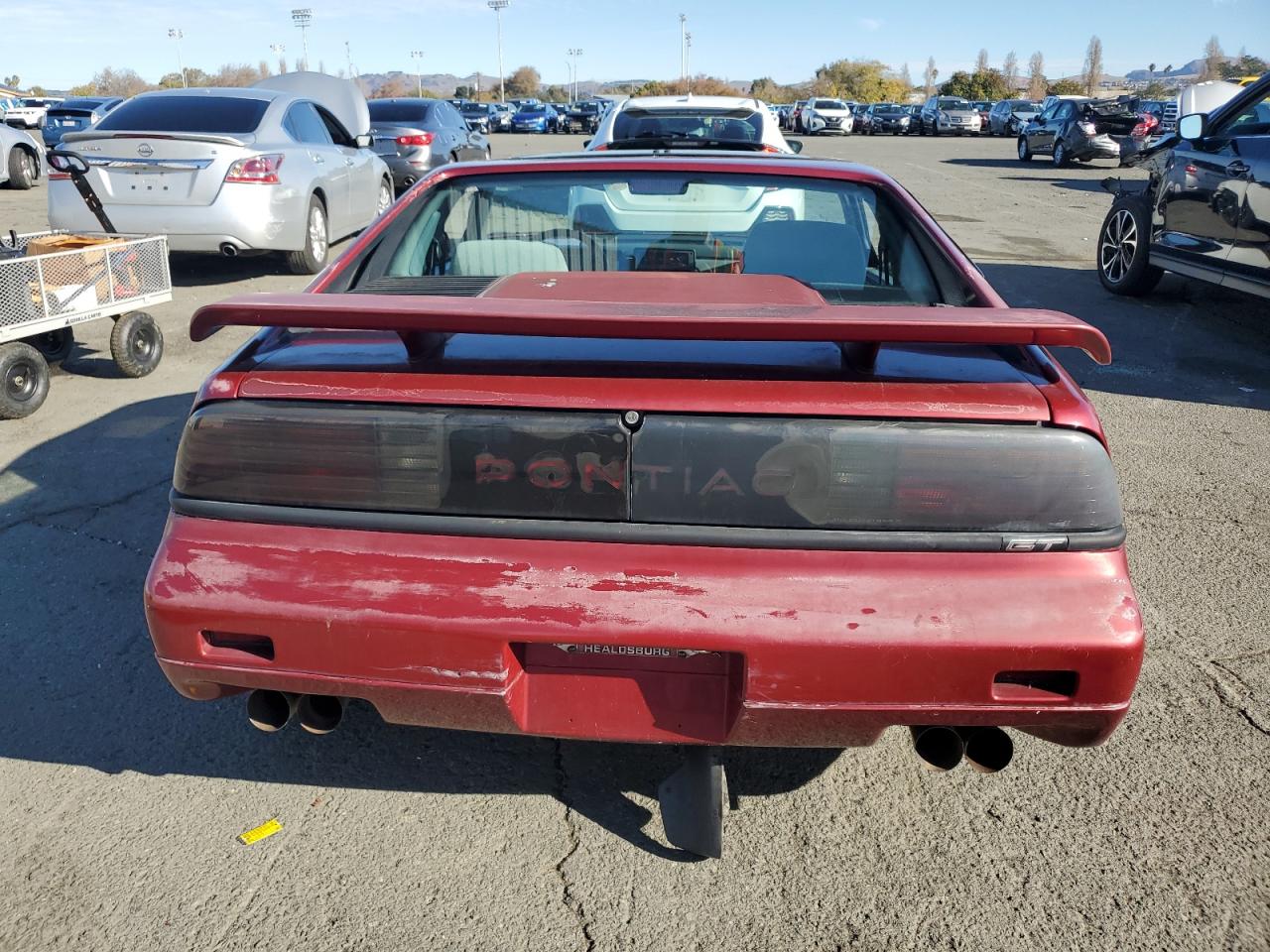 1987 Pontiac Fiero Gt VIN: 1G2PG1195HP224255 Lot: 83007294