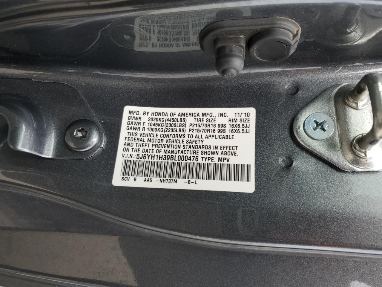 2011 Honda Element - Image 14