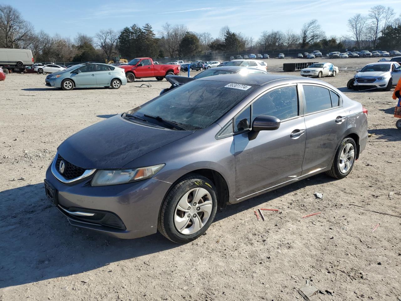 VIN 2HGFB2F54EH549742 2014 HONDA CIVIC no.1