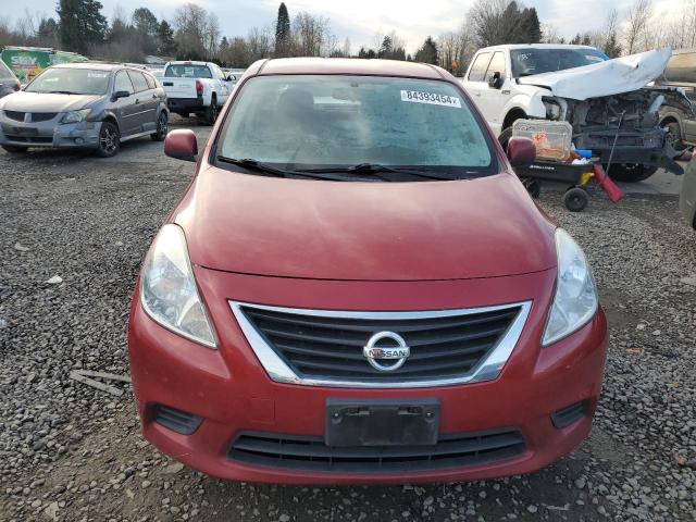  NISSAN VERSA 2014 Red