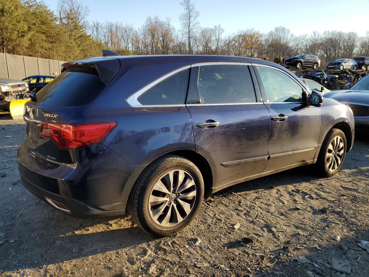 VIN 5FRYD4H40EB005714 2014 ACURA MDX no.3