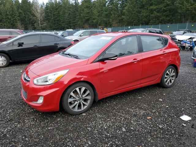  HYUNDAI ACCENT 2015 Red