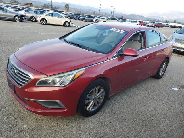  HYUNDAI SONATA 2017 Czerwony