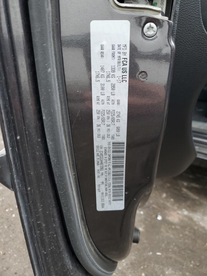 2017 Dodge Grand Caravan Gt VIN: 2C4RDGEG4HR672963 Lot: 85347454