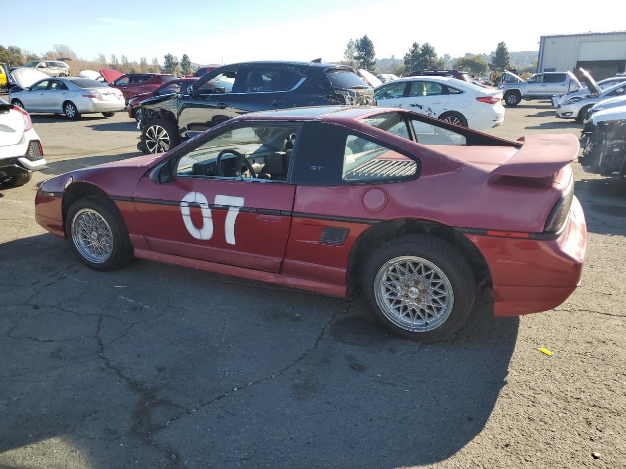 1987 Pontiac Fiero Gt VIN: 1G2PG1195HP224255 Lot: 83007294