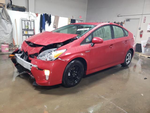  TOYOTA PRIUS 2012 Red