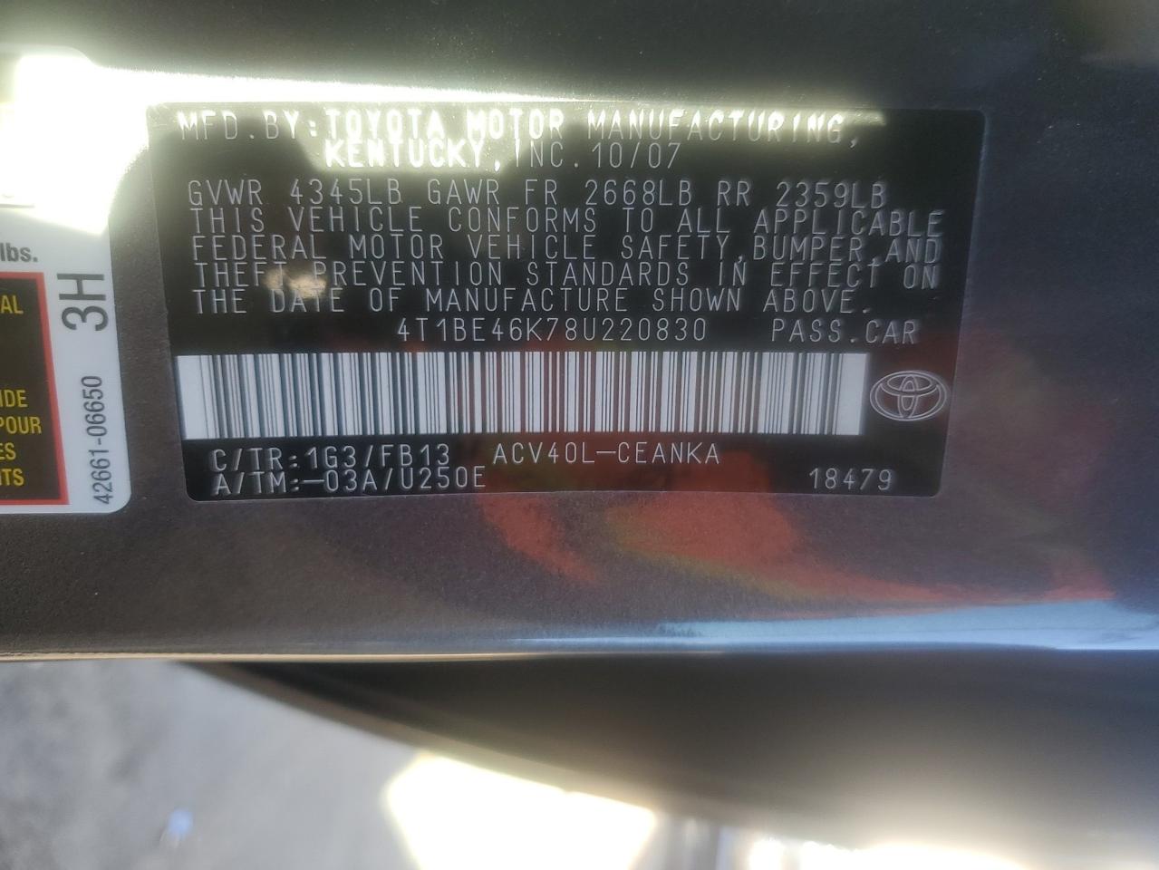 2008 Toyota Camry - Image 12