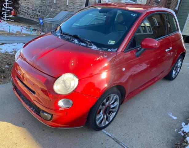 Hatchbacks FIAT 500 2015 Red