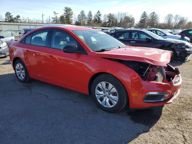  CHEVROLET CRUZE 2015 Czerwony