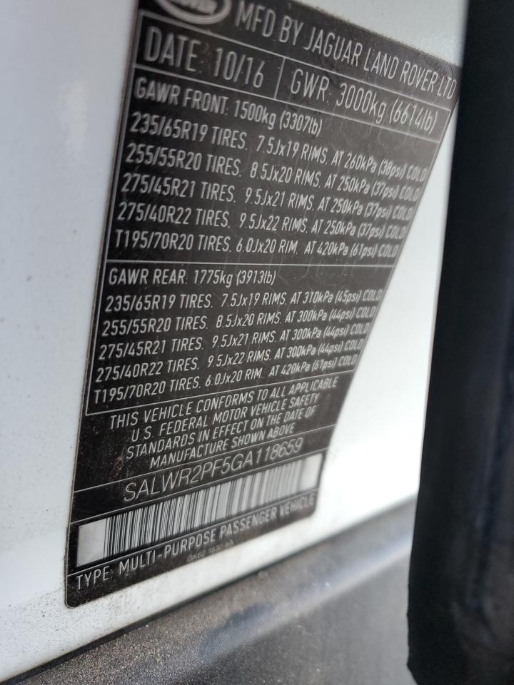 2016 Land Rover Range Rover - Image 13