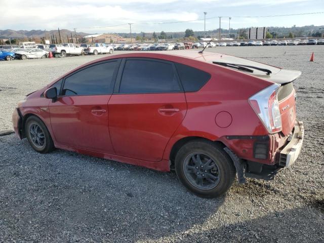  TOYOTA PRIUS 2013 Red