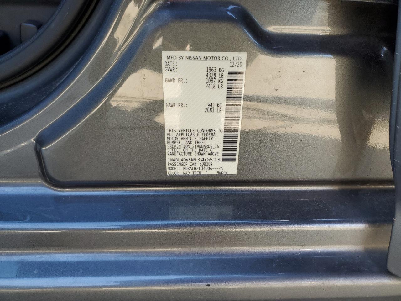2021 Nissan Altima - Image 12
