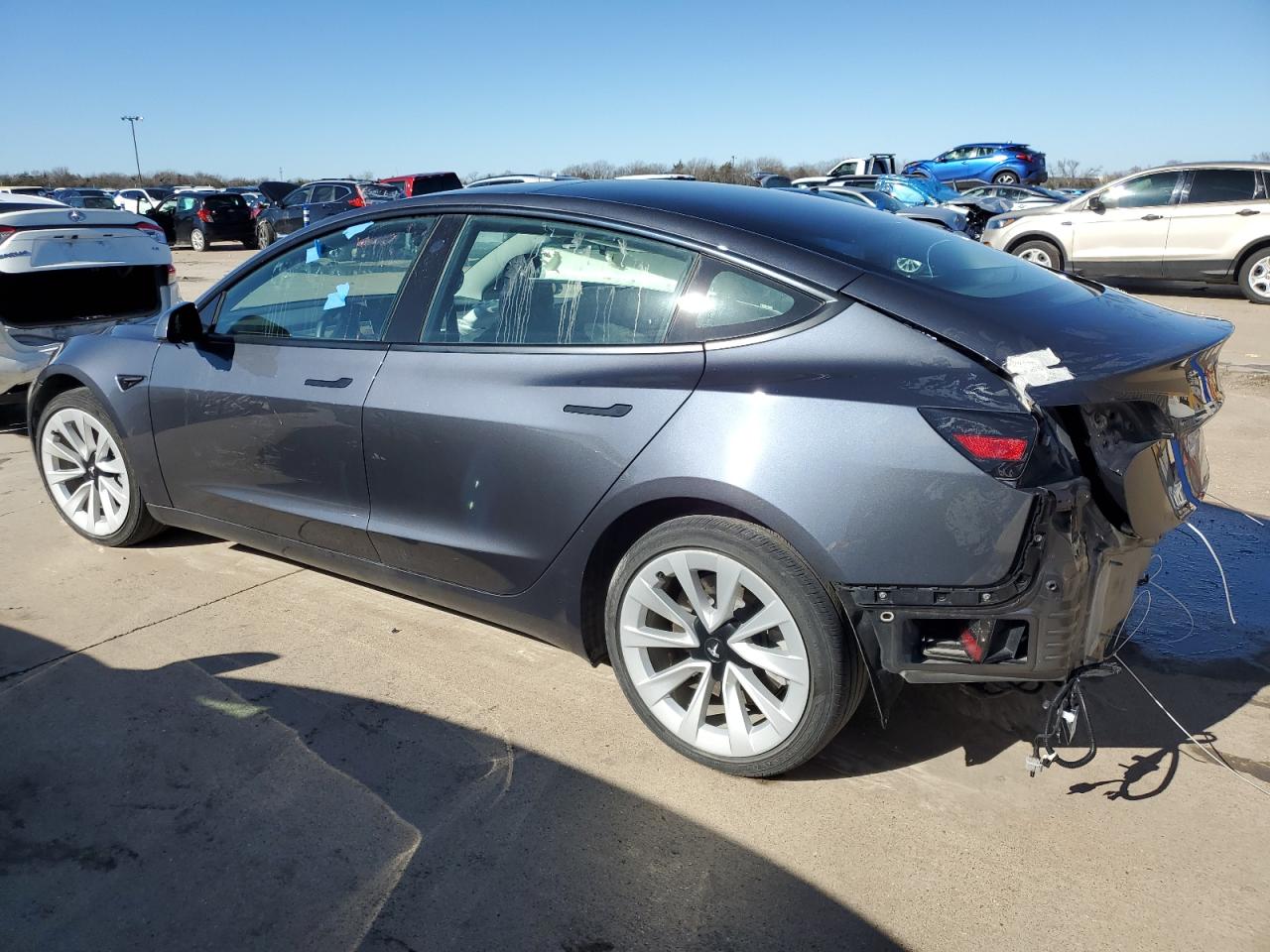 VIN 5YJ3E1EA9NF286428 2022 TESLA MODEL 3 no.2