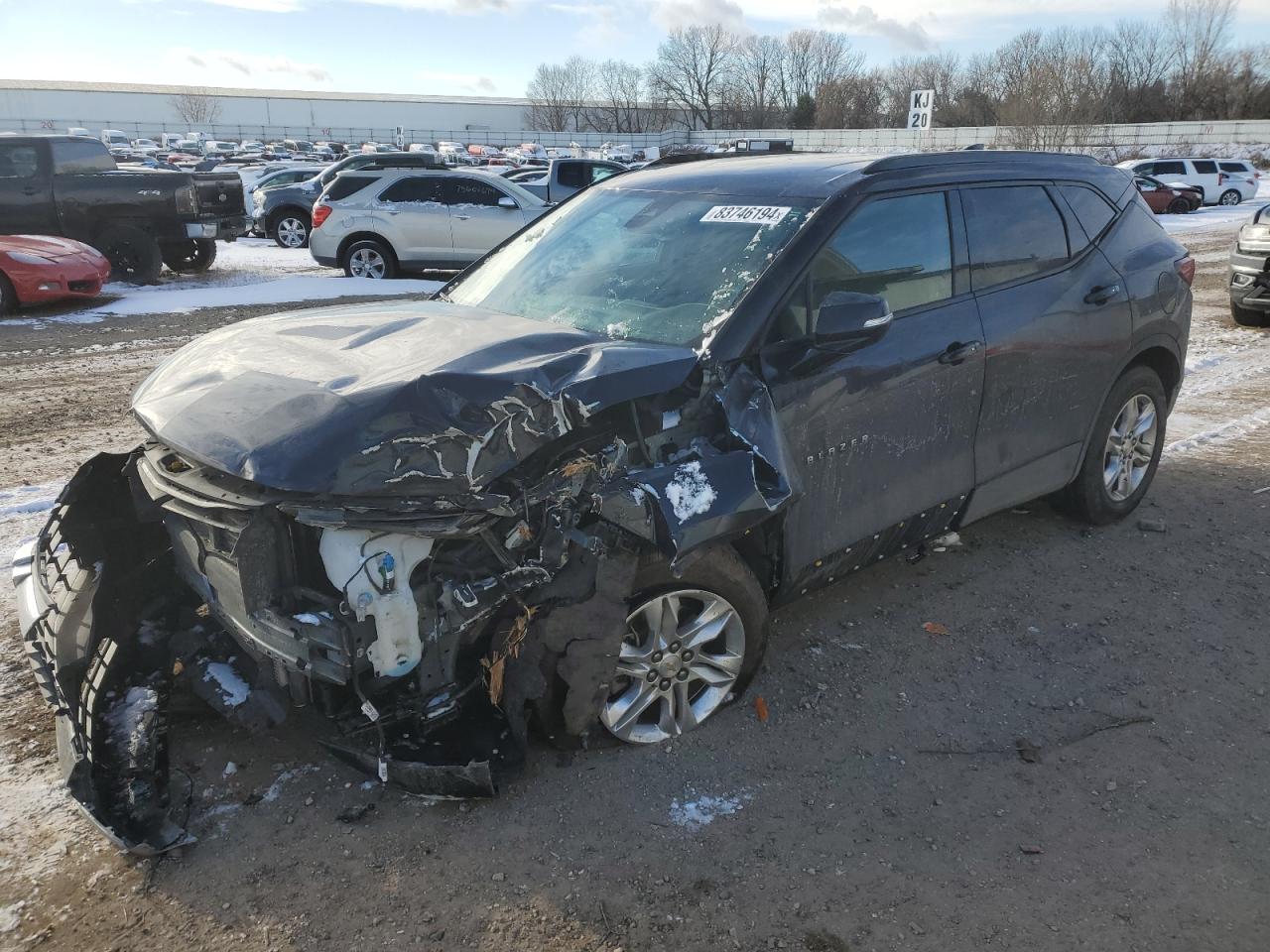 2021 Chevrolet Blazer 2Lt на продаже в Davison, MI - Front End