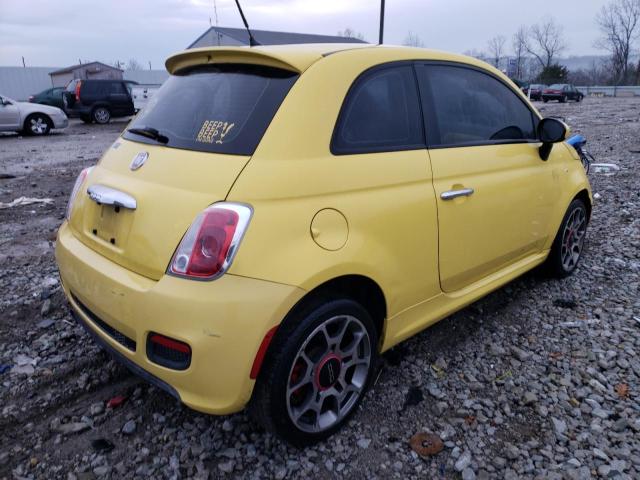  FIAT 500 2012 Żółty