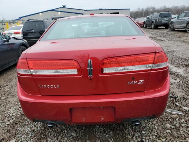  LINCOLN MKZ 2012 Czerwony