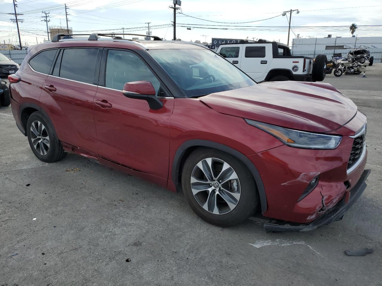 VIN 5TDHZRAHXMS527581 2021 TOYOTA HIGHLANDER no.4